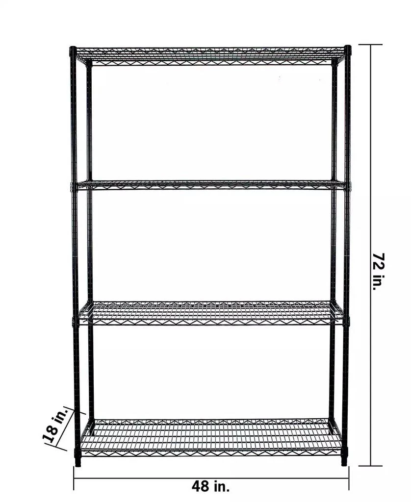 商品TRINITY|NSF 4-Tier Wire Shelving Rack,价格¥2152,第3张图片详细描述