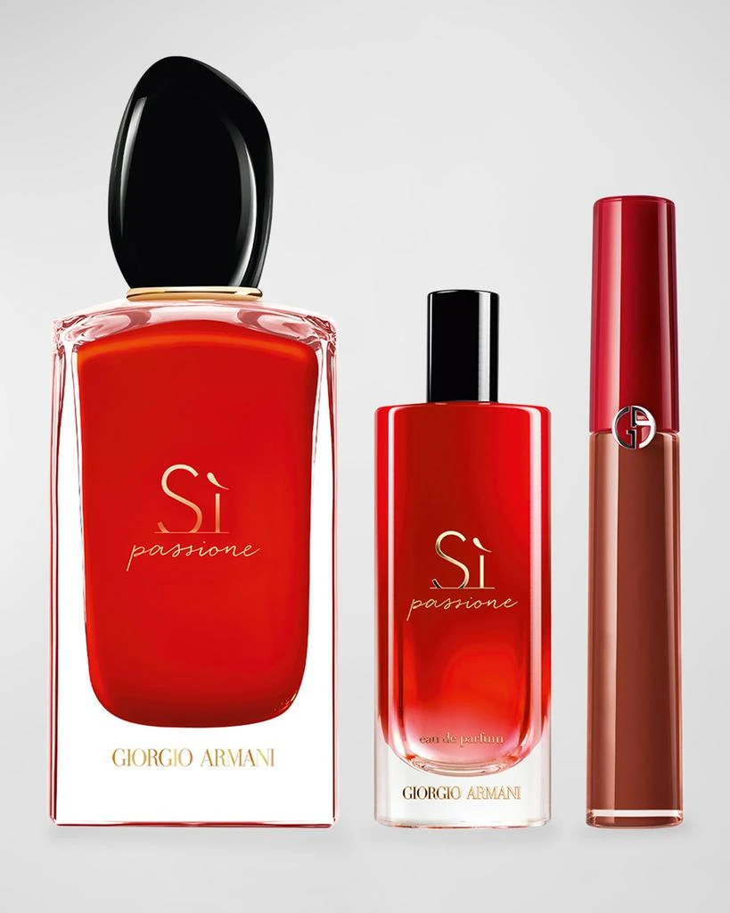 商品Armani|Si Passione Eau de Parfum Women's Fragrance + Lip Holiday Gift Set,价格¥1173,第2张图片详细描述