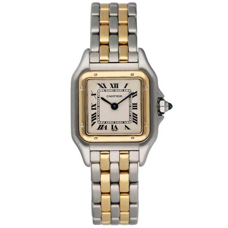 Pre-owned Cartier Panthre Quartz Ladies Watch W25029B6商品第1张图片规格展示