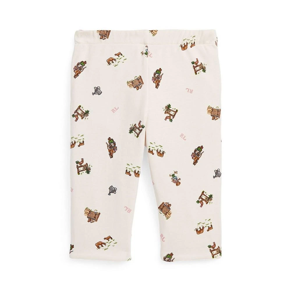 商品Ralph Lauren|Baby Girls Polo Bear Reversible Pants,价格¥148,第2张图片详细描述