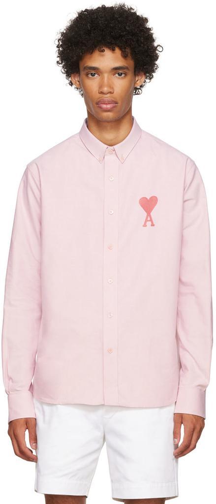 商品AMI|Pink Ami De Cœur Shirt,价格¥1491,第1张图片