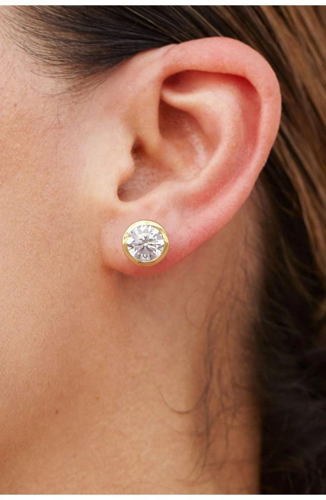 商品Savvy Cie Jewels|Tycoon Cut Cubic Zirconia Stud Earrings,价格¥201,第2张图片详细描述