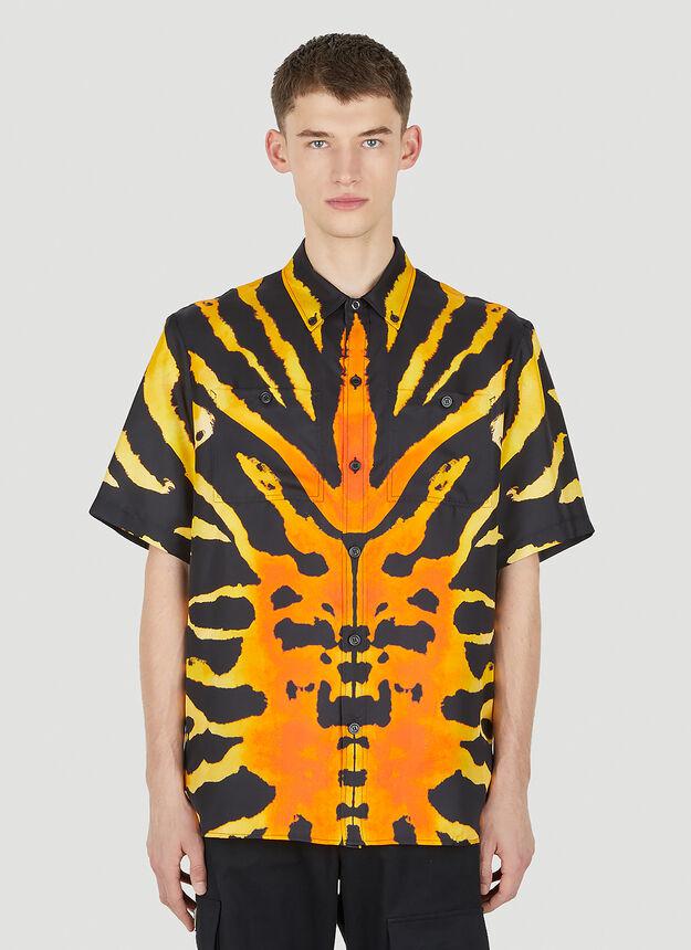 Mirror Motif Shirt in Orange商品第1张图片规格展示