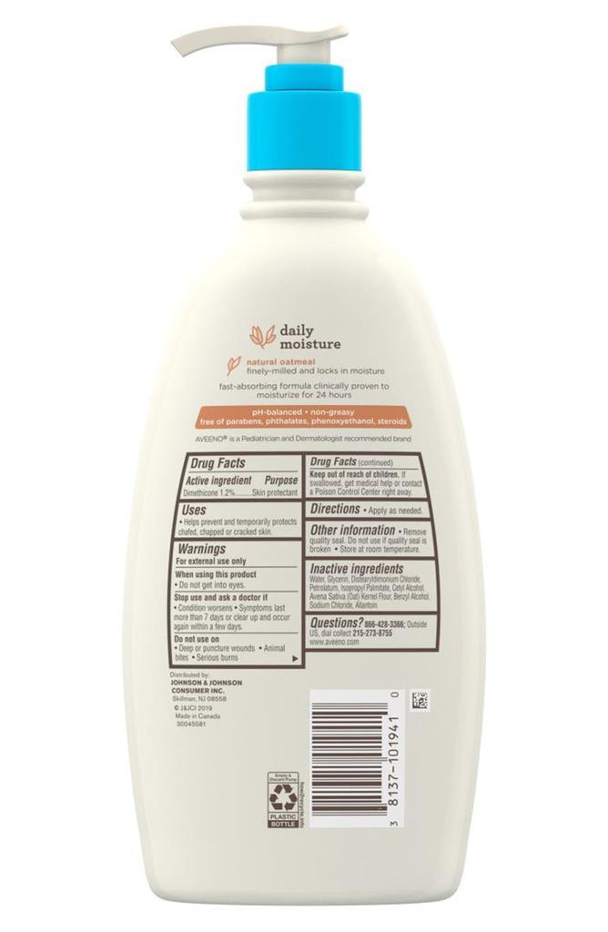 商品Aveeno|Baby Daily Moisture Moisturizing Lotion for Delicate Skin,价格¥56,第4张图片详细描述