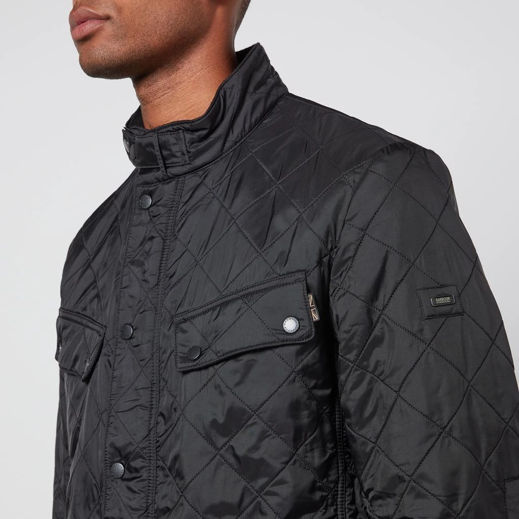 商品Barbour|Barbour International Men's Ariel Polarquilt Jacket - Black,价格¥1583,第4张图片详细描述