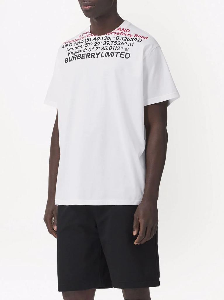 商品Burberry|BURBERRY Location-print T-shirt,价格¥4125,第5张图片详细描述