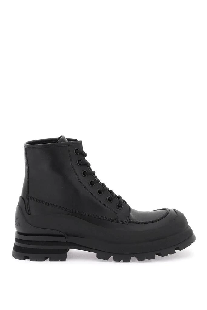 商品Alexander McQueen|Leather ankle boots,价格¥5497,第1张图片