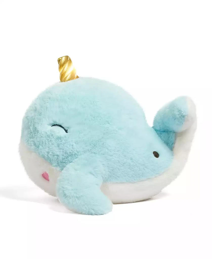 商品Geoffrey's Toy Box|12" Narwhal Plush with LED Lights and Sound, Created for Macy's,价格¥75,第5张图片详细描述