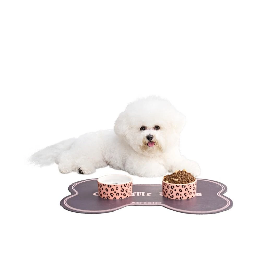 商品Juicy Couture|Give Me Treats Pet Bowl Leopard 16 oz Ceramic Bowls, Set of 2,价格¥180,第2张图片详细描述
