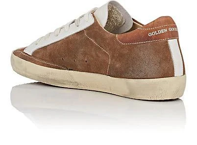 商品Golden Goose|Women's Superstar Suede & Leather Sneakers,价格¥3681,第3张图片详细描述