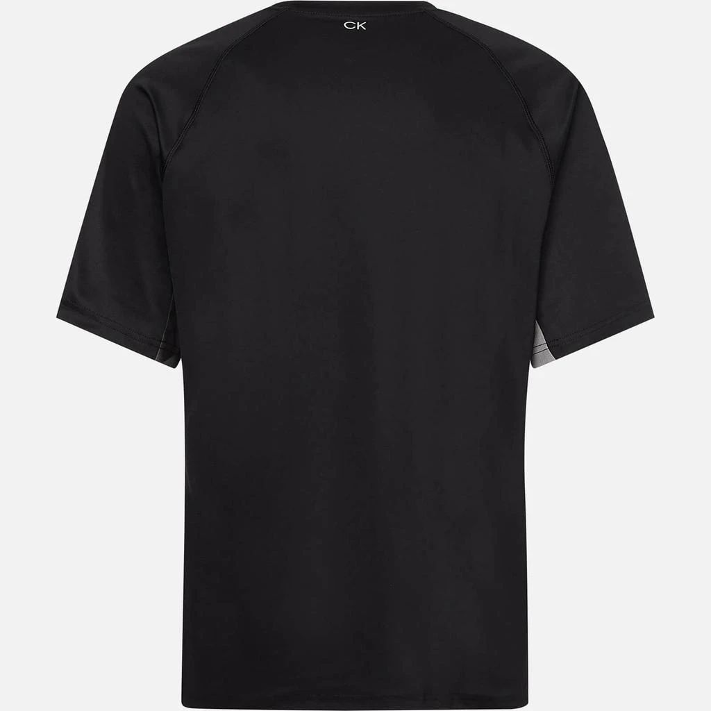 商品Calvin Klein|Calvin Klein Performance Men's Chest Stripe T-Shirt - CK Black - S,价格¥176,第2张图片详细描述