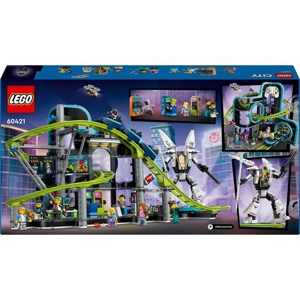 商品LEGO|LEGO City Robot World Roller-Coaster Park Creative Toy 60421,价格¥984,第4张图片详细描述