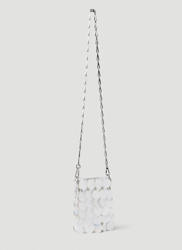 商品Paco Rabanne|Sparkle Mini Shoulder Bag in White,价格¥3506,第2张图片详细描述