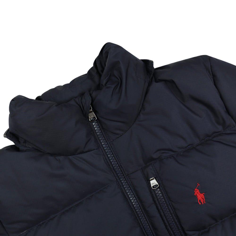 Navy Hooded Padded Jacket商品第2张图片规格展示