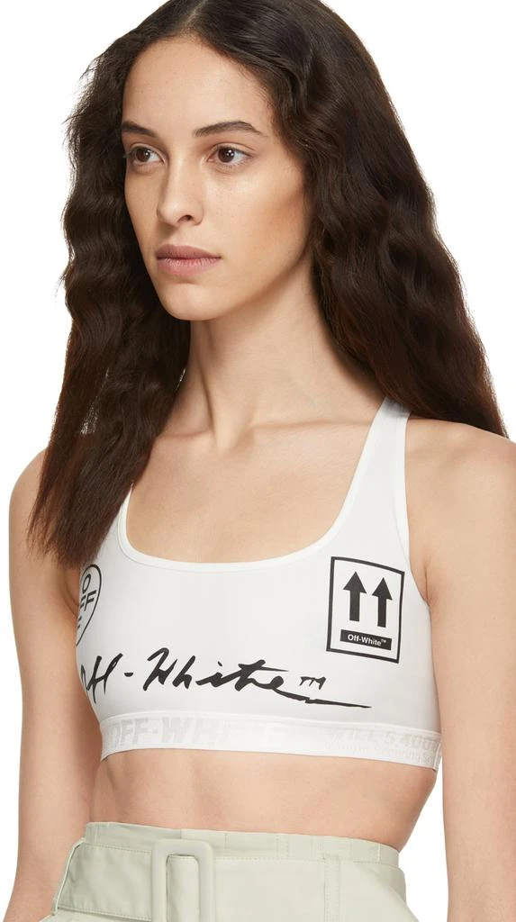 商品Off-White|White Basic Bra,价格¥958,第4张图片详细描述