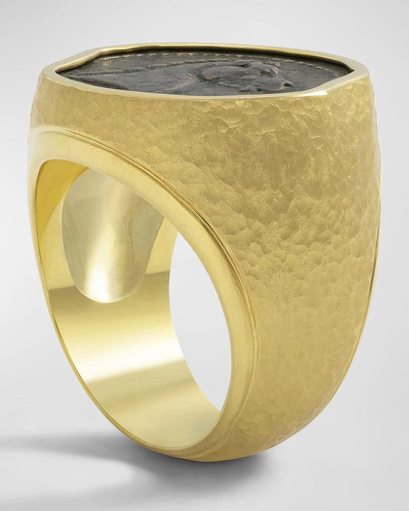 商品Jorge Adeler|Men's 18K Yellow Gold Carthage Horse Coin Ring,价格¥70014,第3张图片详细描述