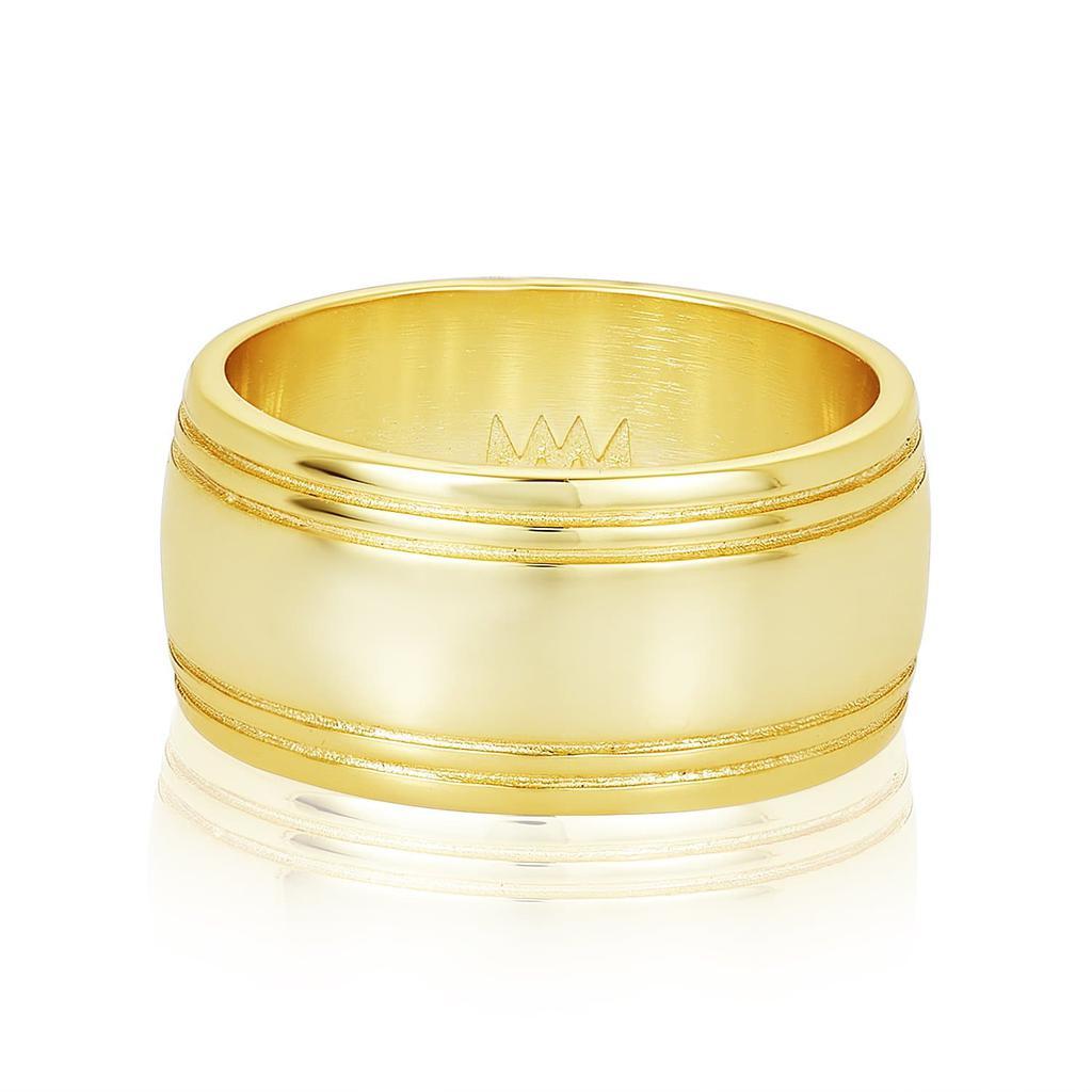 商品Melinda Maria|The Muse Thick Band Ring Gold,价格¥432,第1张图片
