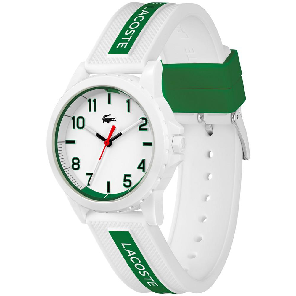 Kids' Rider White & Green Silicone Strap Watch 36mm商品第2张图片规格展示