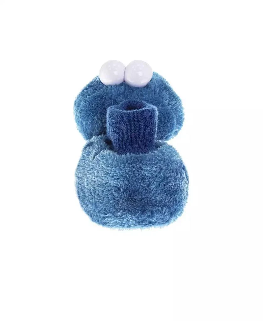 商品Sesame Street|Toddler Boys and Toddler Girls Happy Cookie Monster Dual Sizes Slippers,价格¥184,第5张图片详细描述