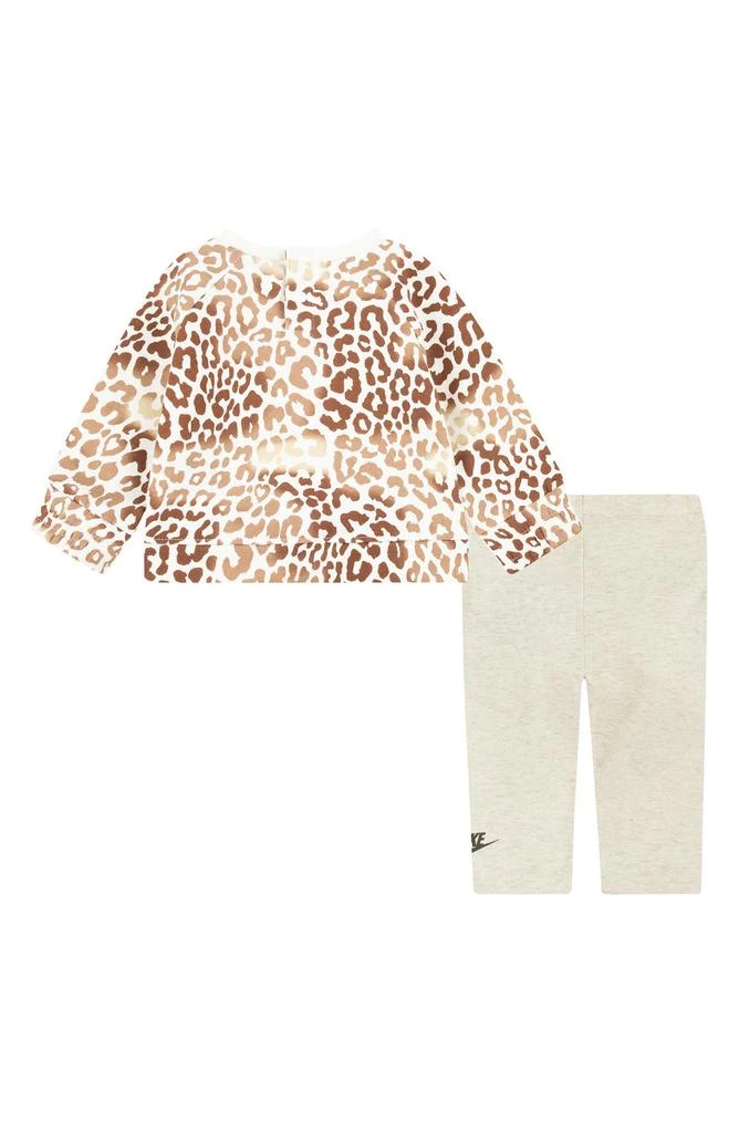 商品NIKE|Leopard Print Fleece Sweatshirt & Leggings Set,价格¥81,第2张图片详细描述