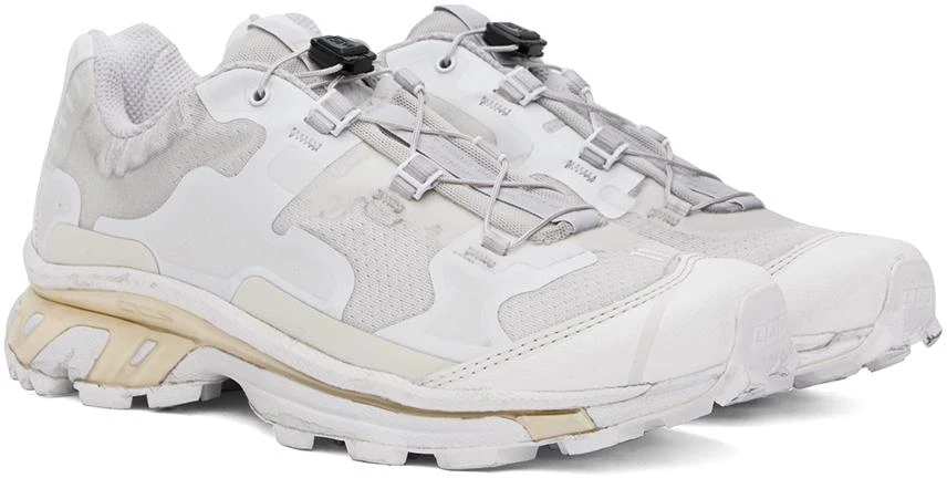 商品11 by Boris Bidjan Saberi|White Salomon Edition Bamba 5 Sneakers,价格¥2051,第4张图片详细描述