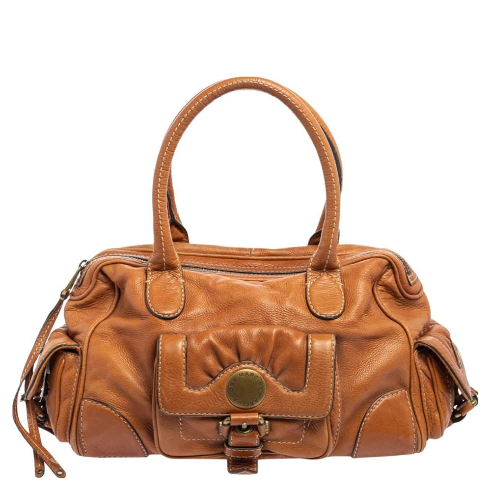 商品[二手商品] Marc Jacobs|Marc by Marc Jacobs Brown Leather Multiple Pocket Satchel ,价格¥1126,第1张图片