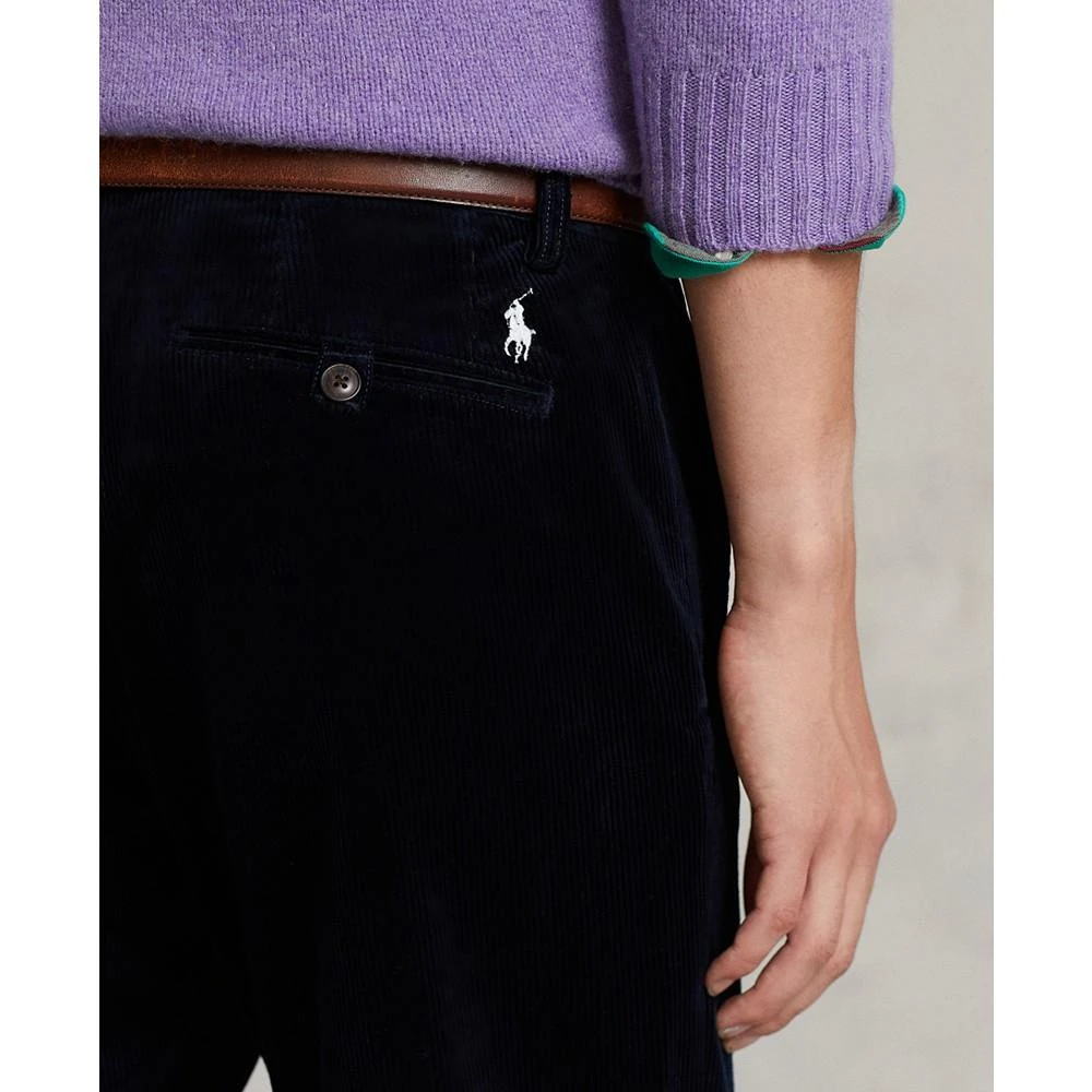 商品Ralph Lauren|Men's Stretch Straight Fit Corduroy Pants,价格¥576,第3张图片详细描述