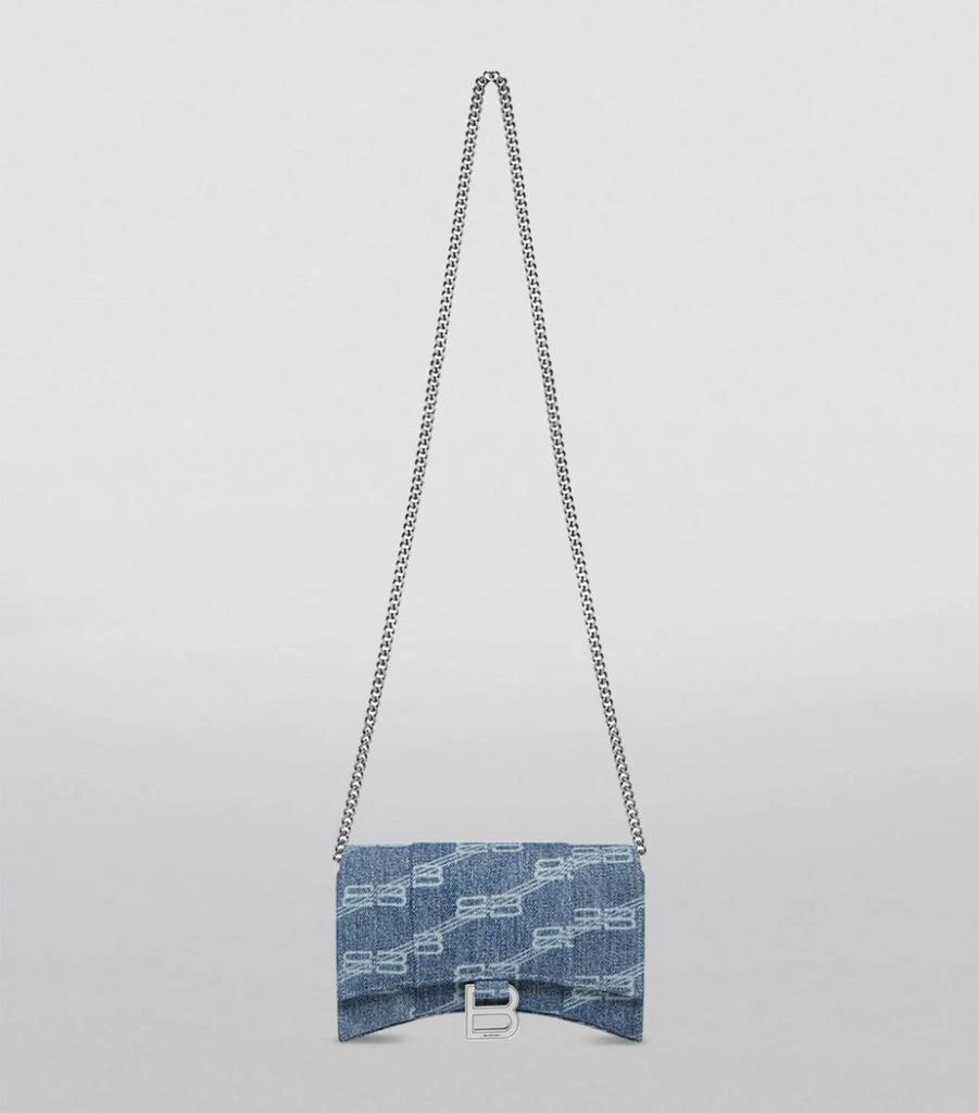 商品Balenciaga|Leather Hourglass Chain Wallet,价格¥8039,第2张图片详细描述