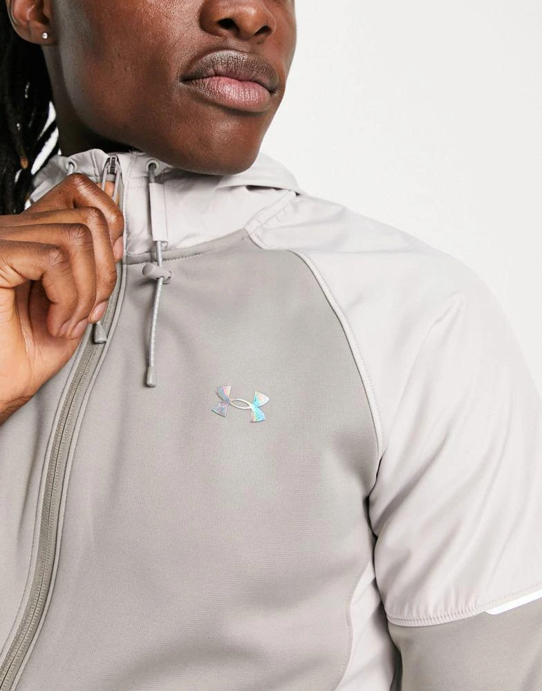 商品Under Armour|Under Armour Training Storm winterized full zip hoodie in grey,价格¥792,第3张图片详细描述