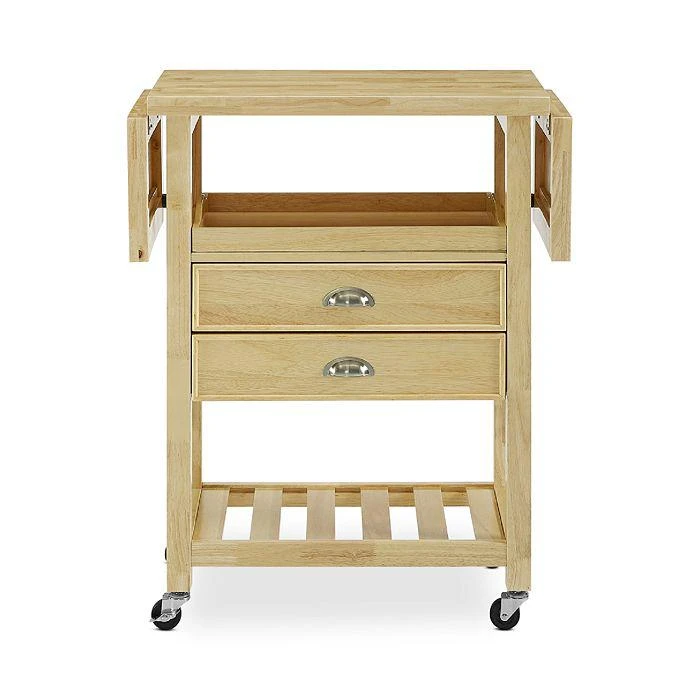 商品Sparrow & Wren|Bristol Double Drop Leaf Kitchen Cart,价格¥2277,第1张图片