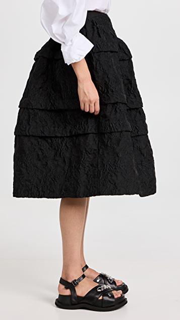商品Simone Rocha|层褶紧身半身裙,价格¥3382,第5张图片详细描述