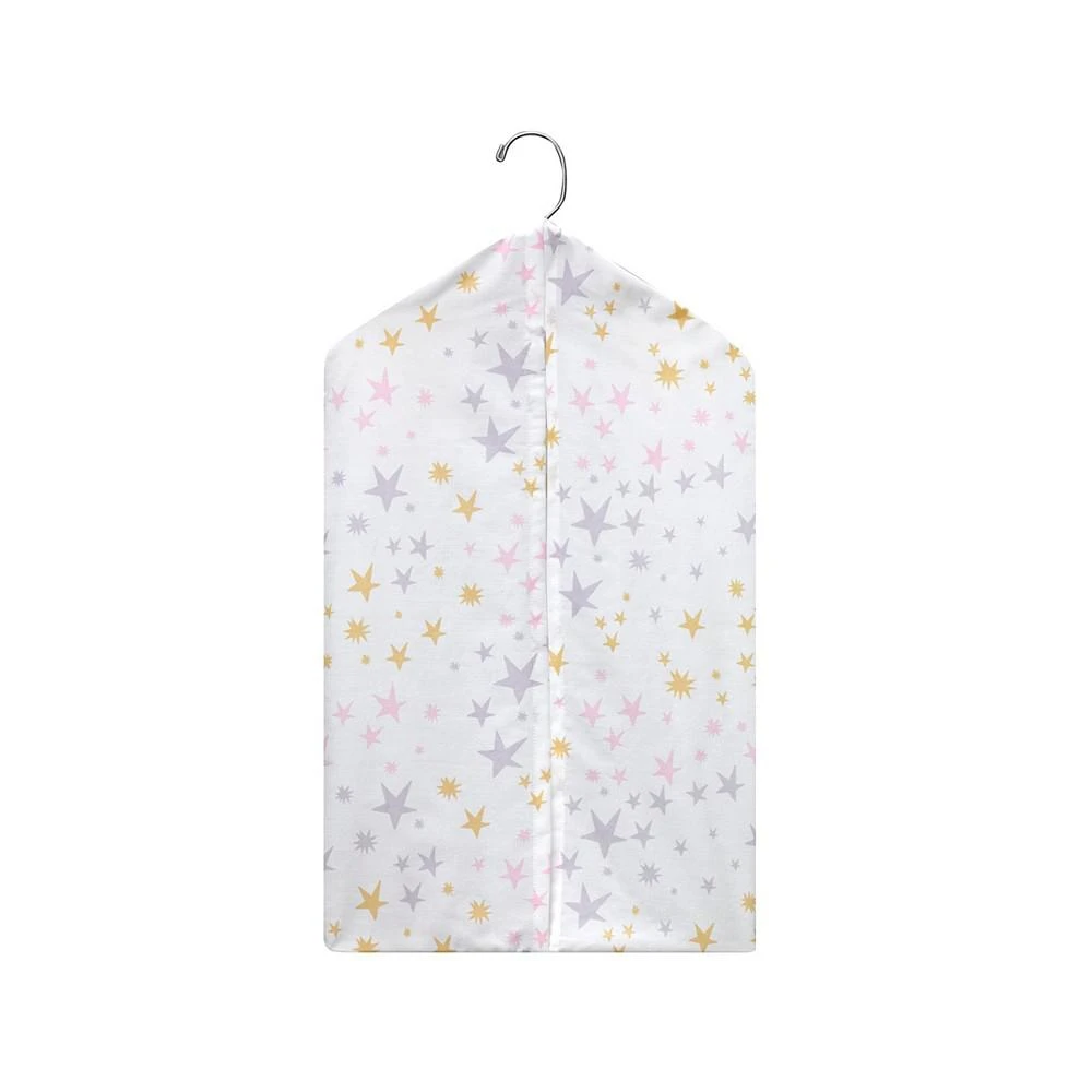 商品Bedtime Originals|Rainbow Unicorn Pink/Purple/Gold Stars Diaper Stacker,价格¥112,第1张图片