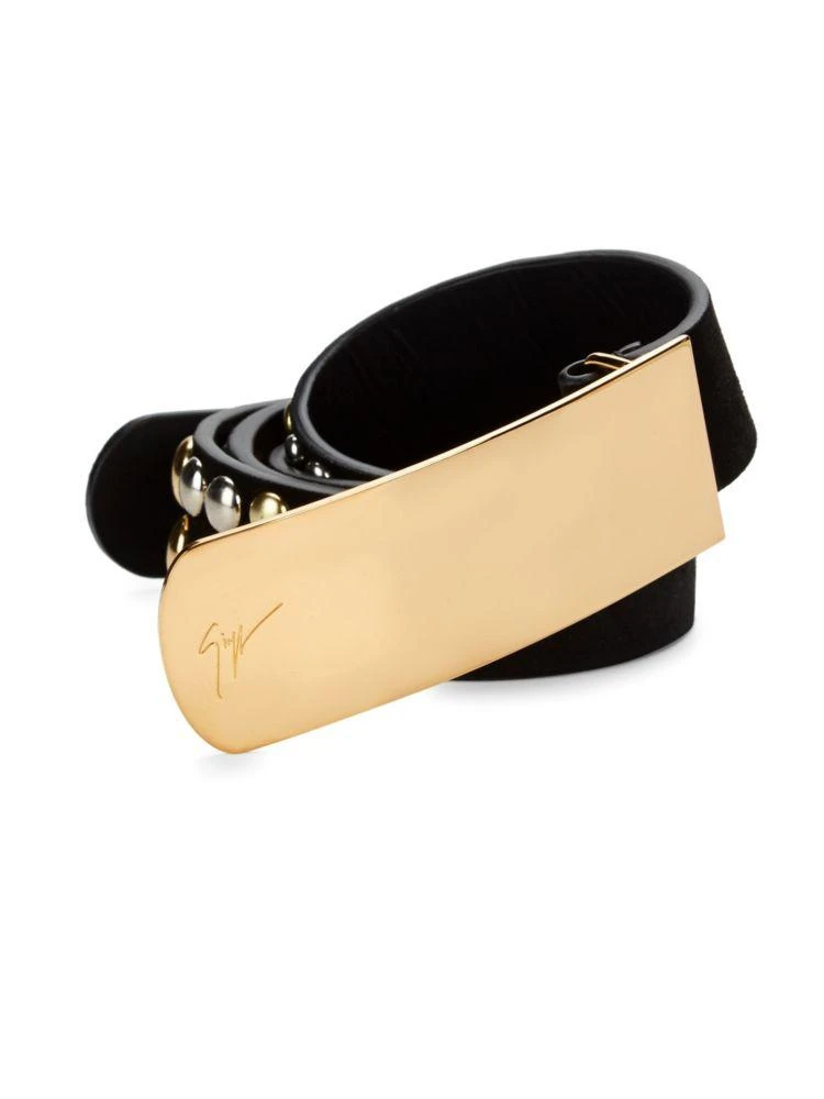 商品Giuseppe Zanotti|Studded Leather Belt,价格¥1835,第1张图片