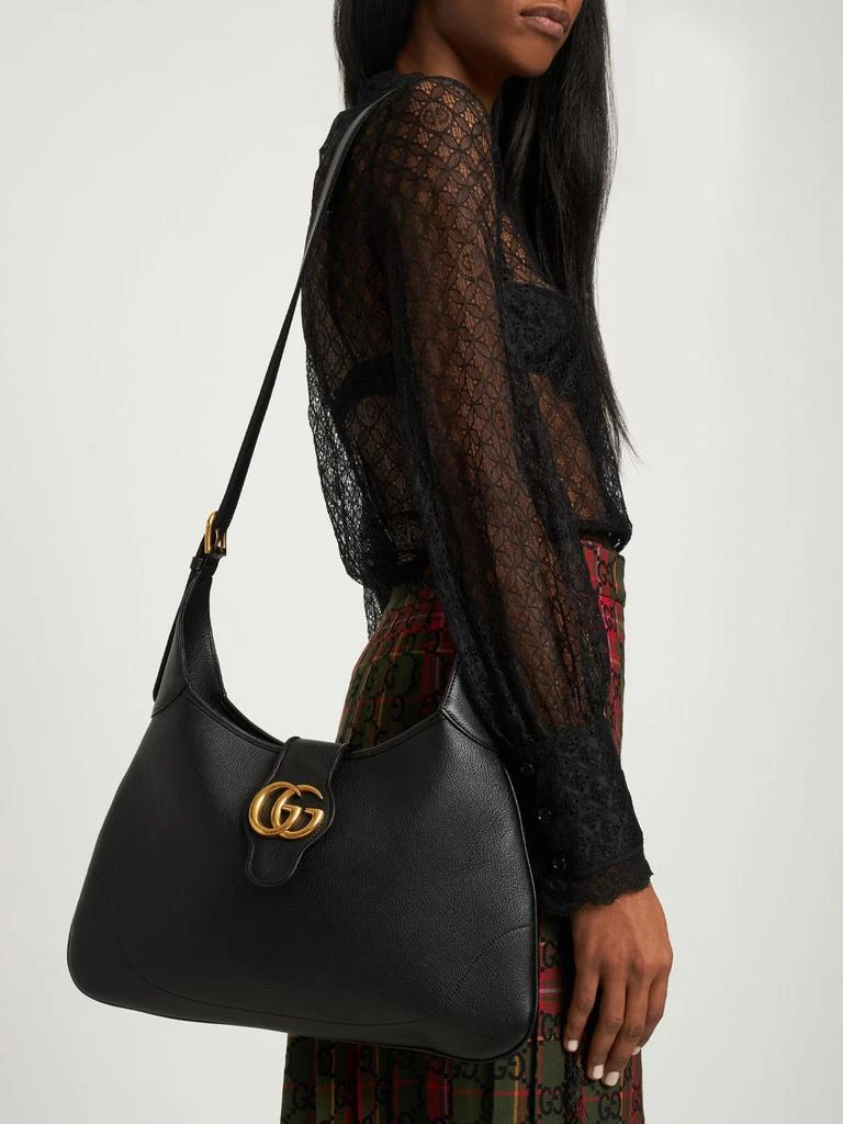 商品Gucci|Aphrodite Leather Hobo Bag,价格¥17560,第3张图片详细描述