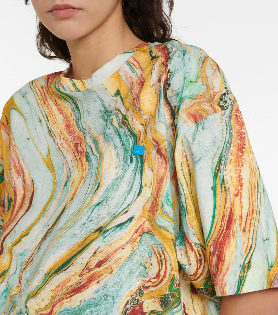 商品Acne Studios|大理石印花棉质T恤,价格¥1165,第4张图片详细描述