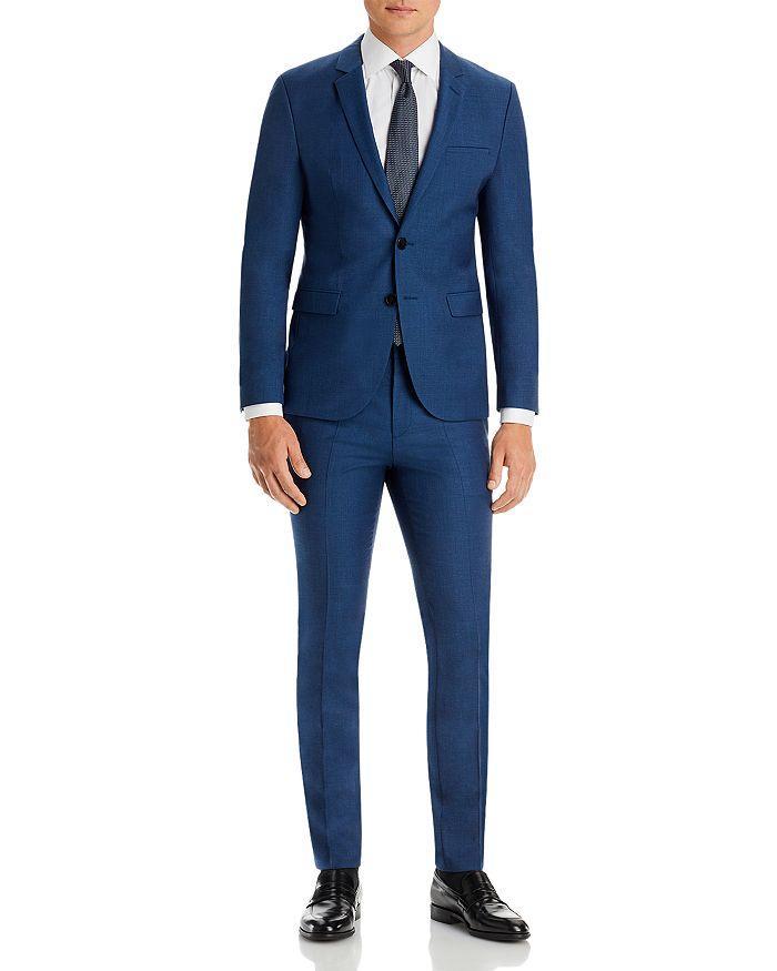 商品Hugo Boss|Arti Blue Sharkskin Extra Slim Fit Suit Jacket,价格¥2440,第4张图片详细描述