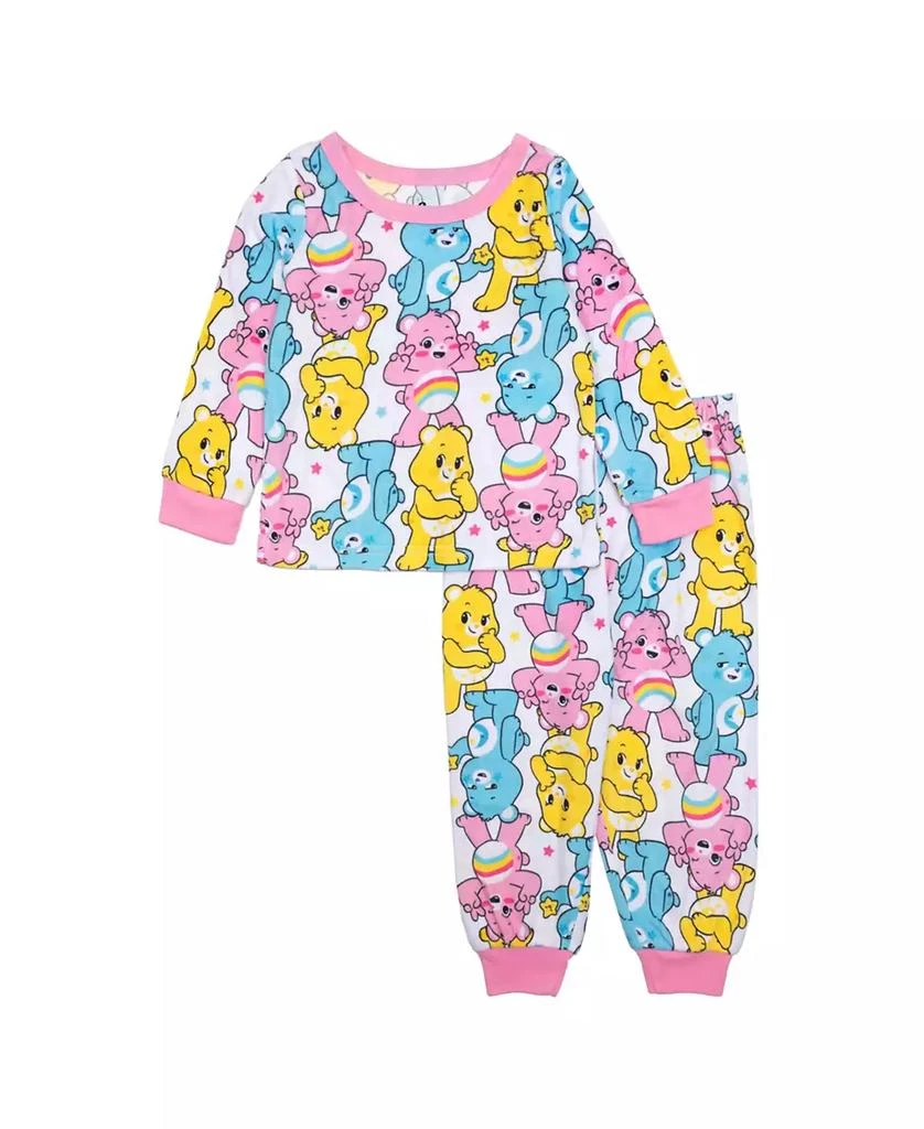 商品Care Bears|Toddler Girl Colorful Long Sleeve Long Leg 2-Piece Pajama Set,价格¥150,第1张图片