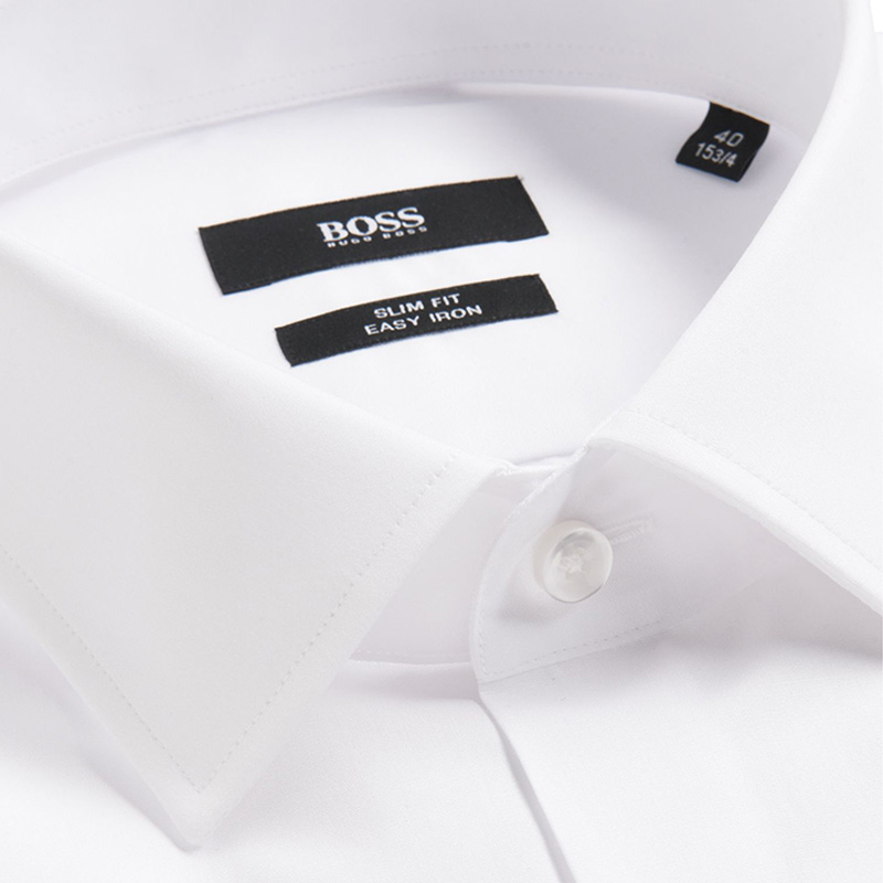 HUGO BOSS男士白色衬衫 JENNO-50229376-100商品第2张图片规格展示