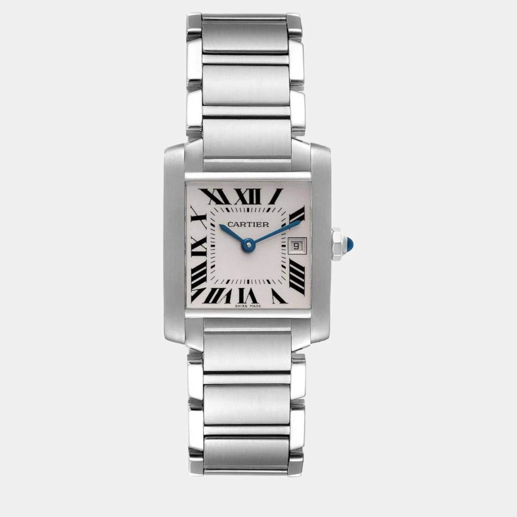 商品[二手商品] Cartier|Cartier Tank Francaise Midsize Silver Dial Steel Ladies Watch W51011Q3,价格¥30629,第1张图片