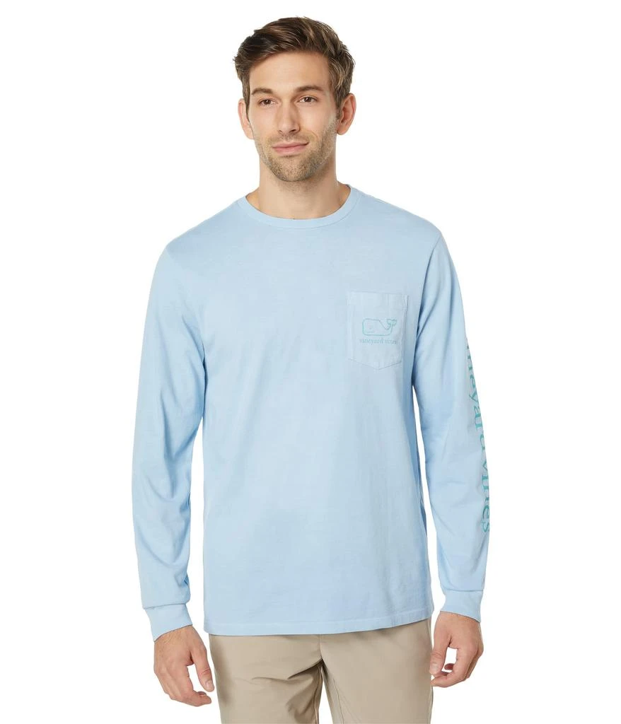 商品Vineyard Vines|Long Sleeve Vintage Whale Pocket Tee,价格¥316,第2张图片详细描述