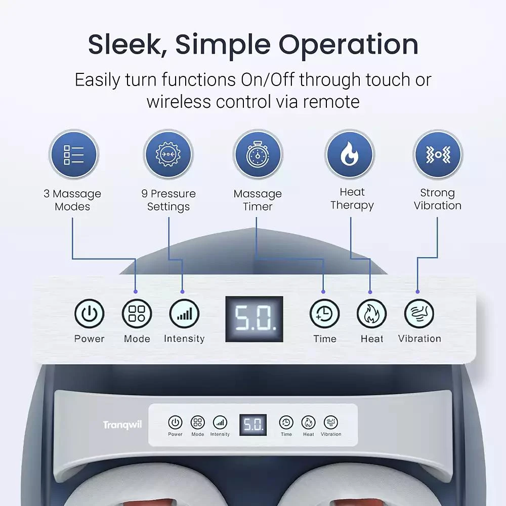 商品Tranqwil|Shiatsu Foot Massager Machine with Heat,价格¥614,第3张图片详细描述