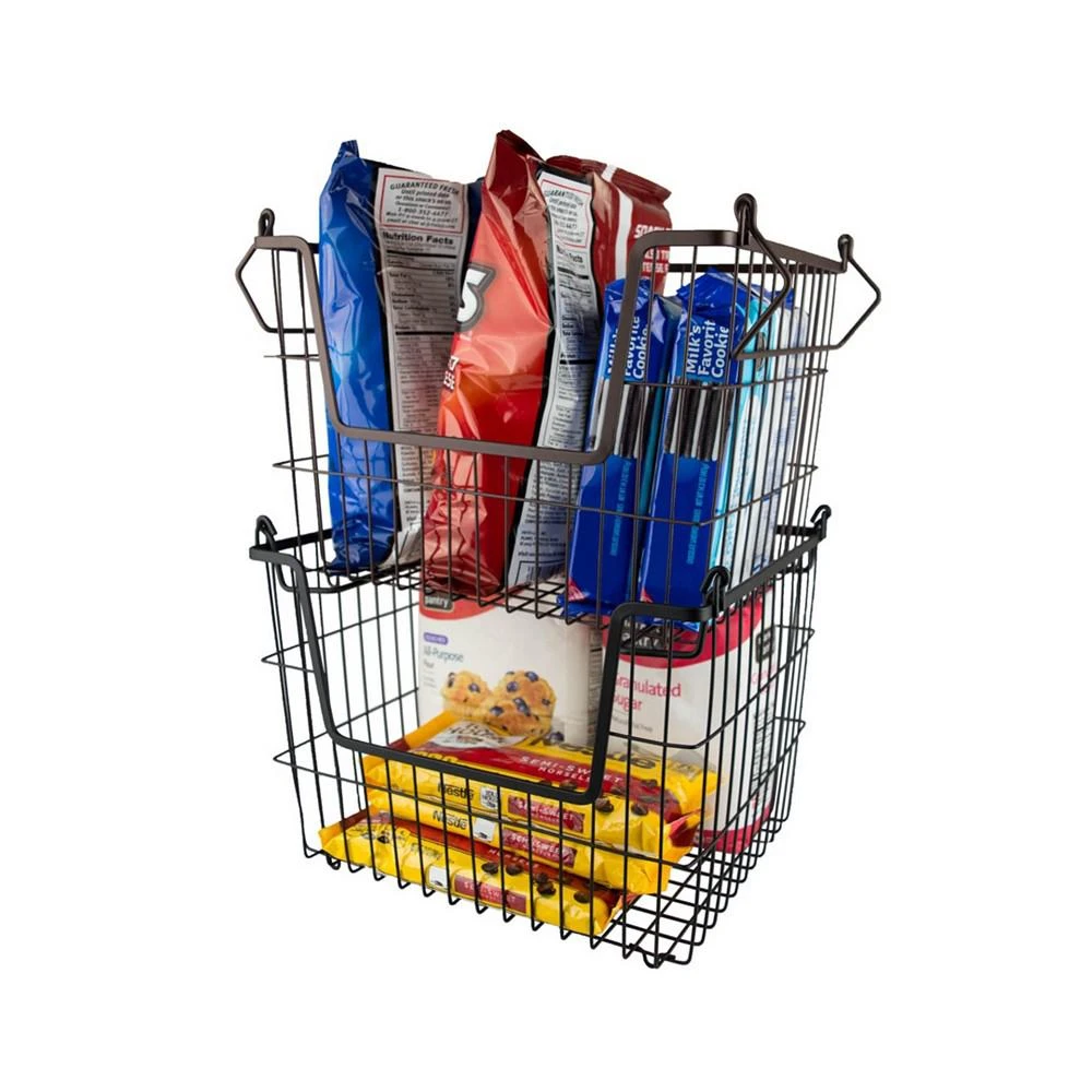 商品Design Imports|Metal Basket Rectangle Medium,价格¥215,第4张图片详细描述