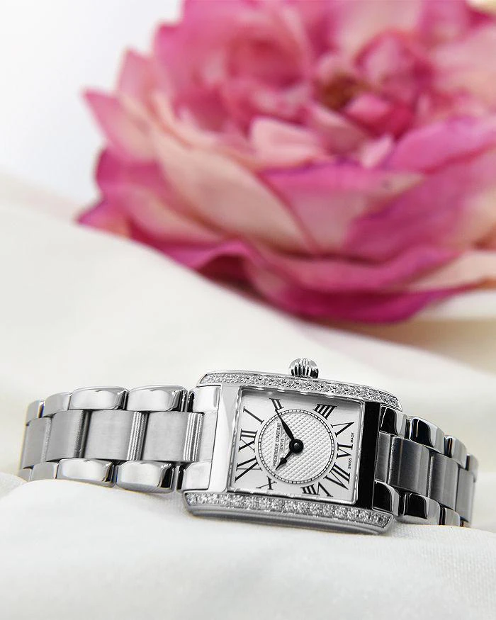 商品Frederique Constant|Classics Carree Diamond 腕表, 23mm x 21mm,价格¥20038,第4张图片详细描述