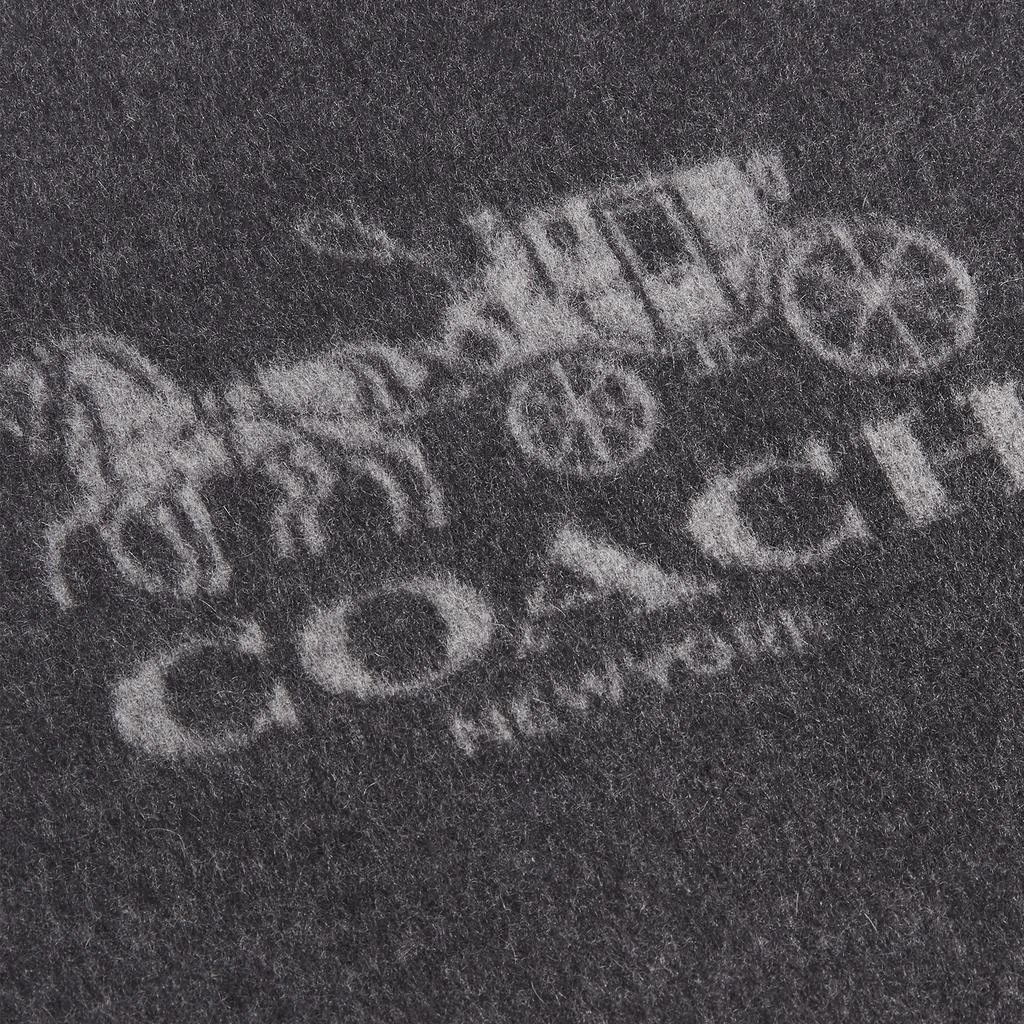 商品Coach|Coach Horse And Carriage Reversible Cashmere Muffler Scarf,价格¥1478,第3张图片详细描述