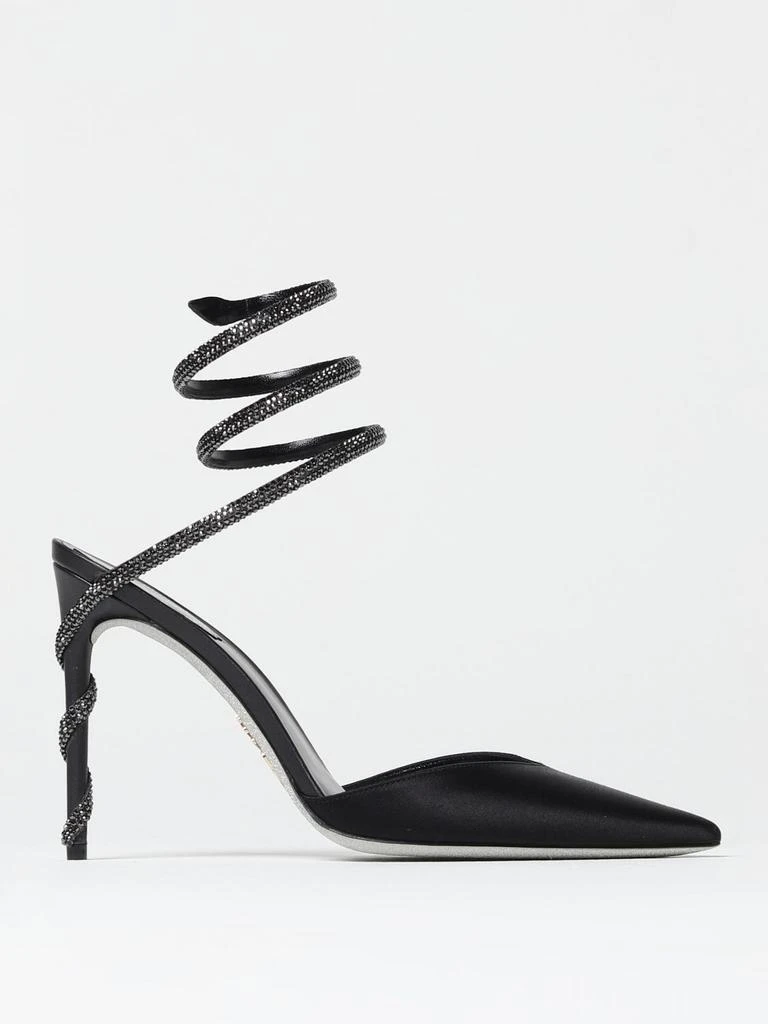 商品Rene Caovilla|Rene Caovilla pumps in satin with rhinestone crystals,价格¥10261,第1张图片