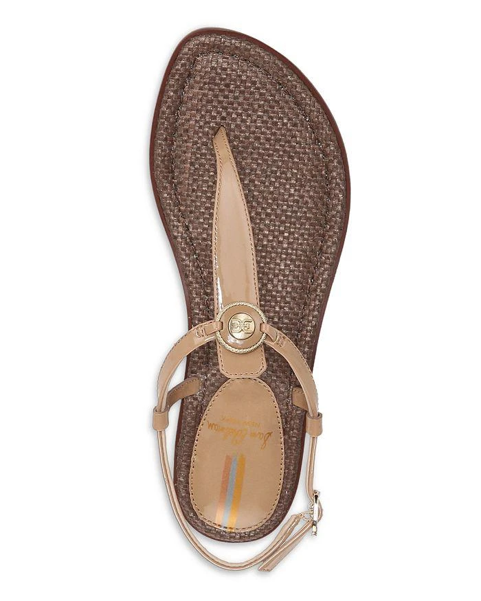 商品Sam Edelman|Women's Gigi Signet Thong Sandals,价格¥524,第3张图片详细描述