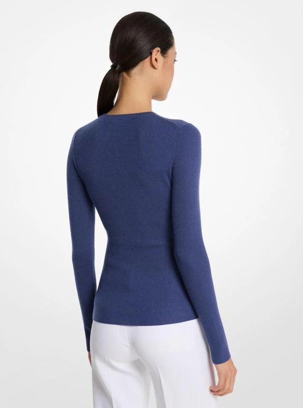 商品Michael Kors|Hutton Featherweight Cashmere Sweater,价格¥2367,第2张图片详细描述