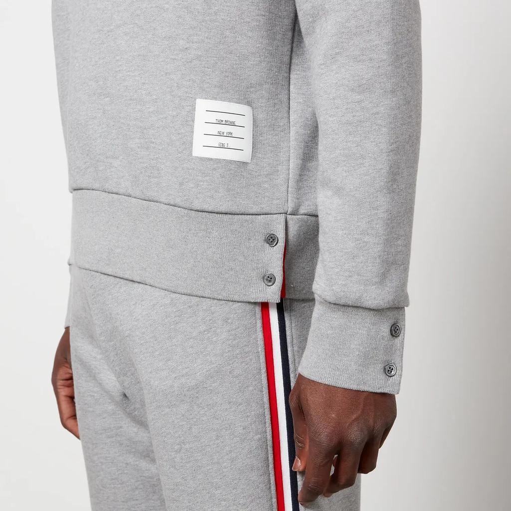 商品Thom Browne|Thom Browne Men's Tricolour Stripe Classic Sweatshirt - Light Grey,价格¥4022,第6张图片详细描述