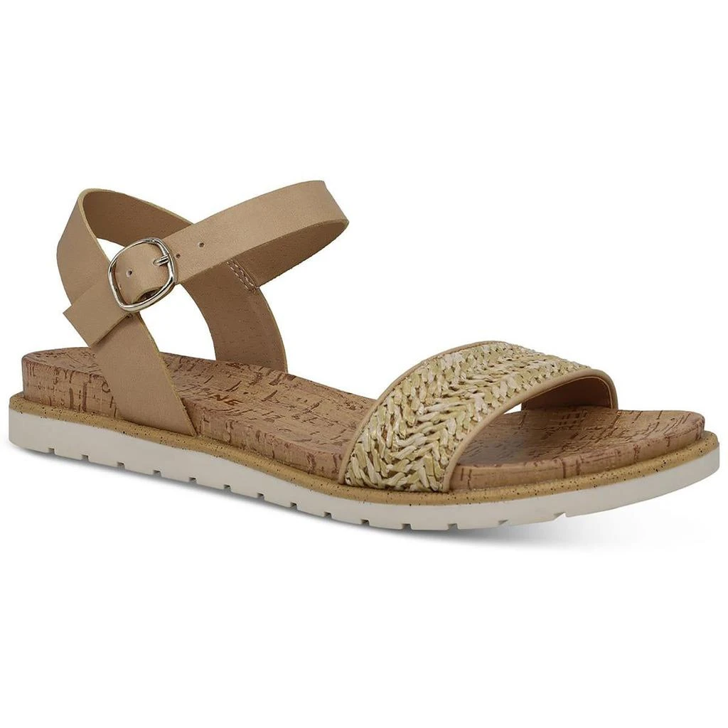 商品Sun + Stone|Sun + Stone Womens Mattie Cork Faux Leather Slingback Sandals,价格¥54,第2张图片详细描述