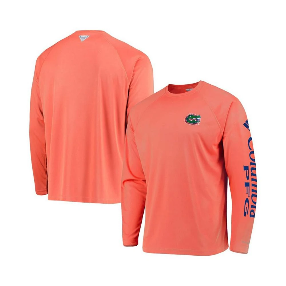 商品Columbia|Men's Orange Florida Gators PFG Terminal Tackle Omni-Shade Long Sleeve T-shirt,价格¥245,第1张图片